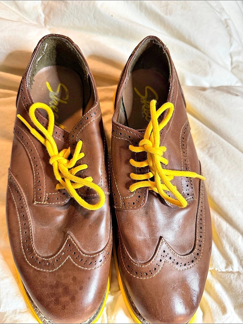 Skechers Brown Wingtip Oxfords US 10